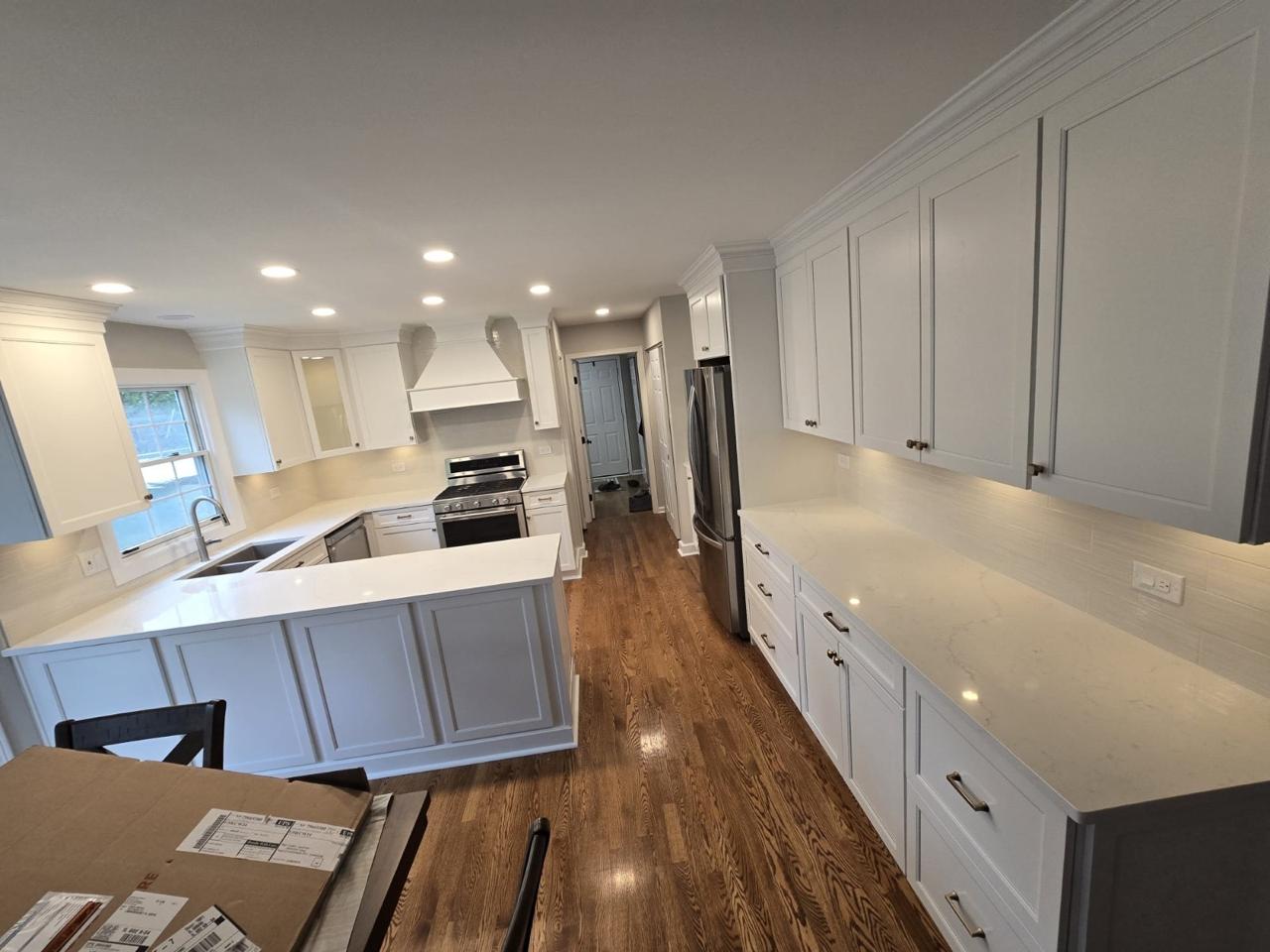 After kitchen remodeling project