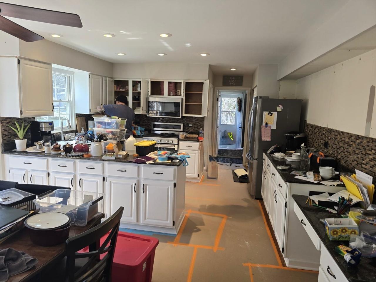 Before kitchen remodeling project