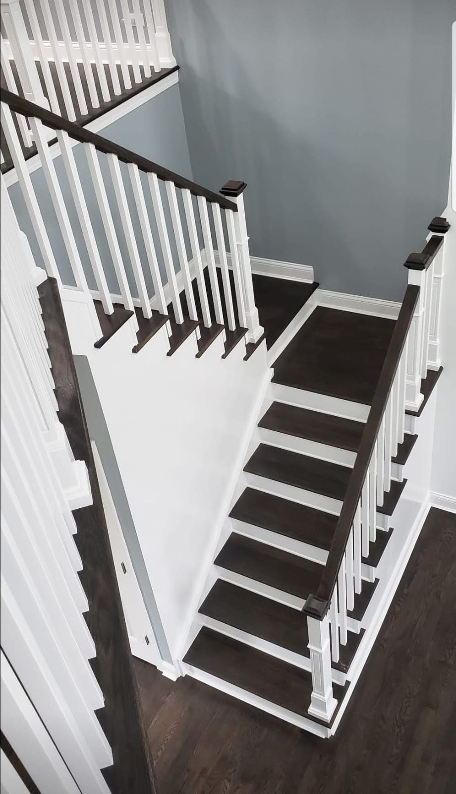 After stair refinishing project